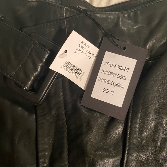 NWT MARISSA WEBB LEVI BELTED LEATHER SHORTS SIZE 10 *I SHIP SAME DAY!* - Picture 6 of 13